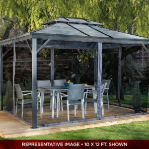 Gazebo Ventura II a toit rigide